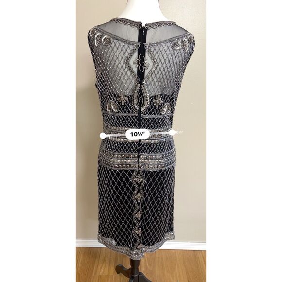 Lara beaded little black dress 33575. Size 10. - Picture 7 of 10